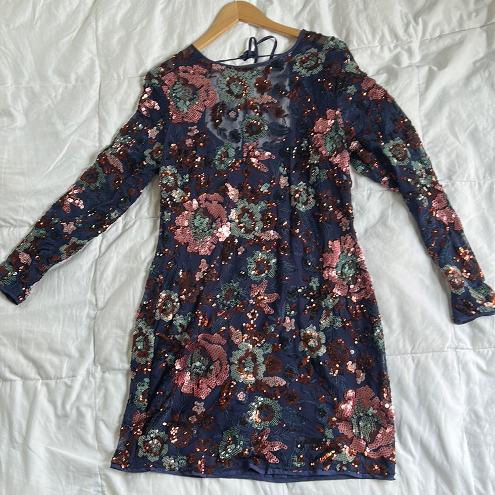 NWT Anthropologie Sequin Mini Dress